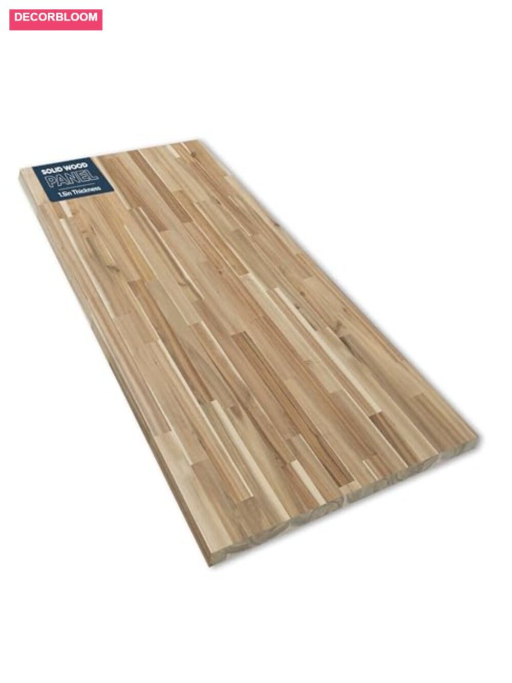 Solid Acacia Butcher Block Countertop 48x25 Unfinished 1.5in Thick DIY